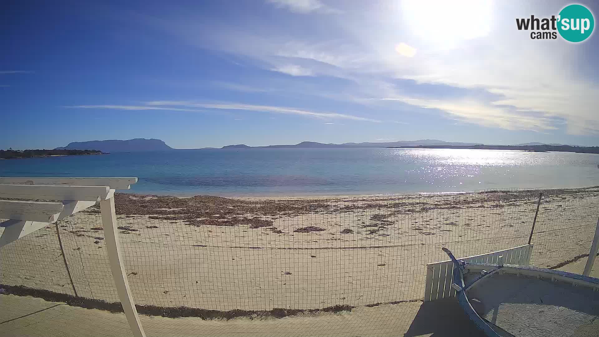 Web kamera Spiaggia Bianca – Golfo Aranci – Sardinija