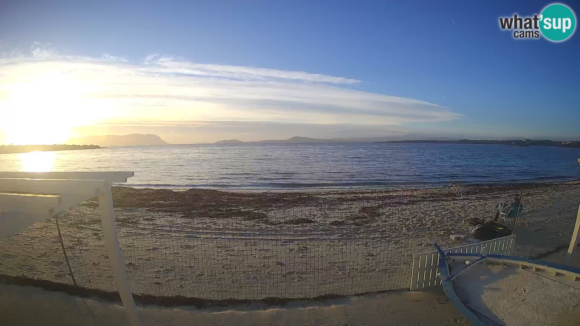 Spiaggia Bianca webcam – Golfo Aranci – Sardinia