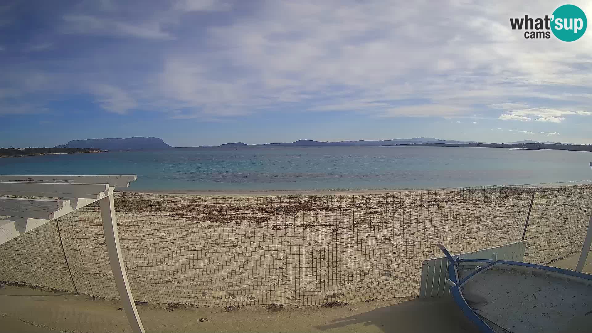 Spiaggia Bianca webcam – Golfo Aranci – Sardinia