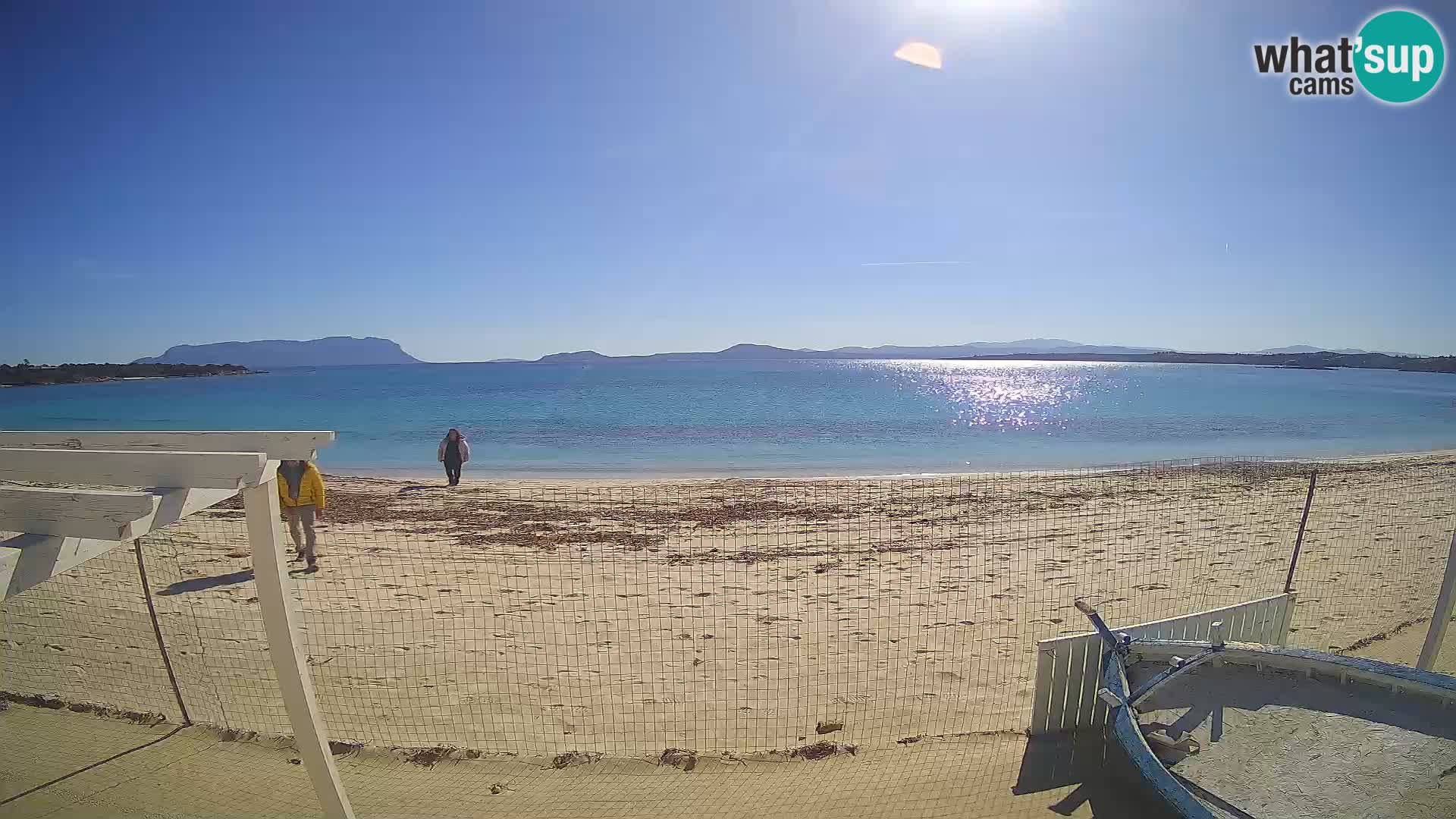 Spiaggia Bianca web cam – Golfo Aranci – Sardinien