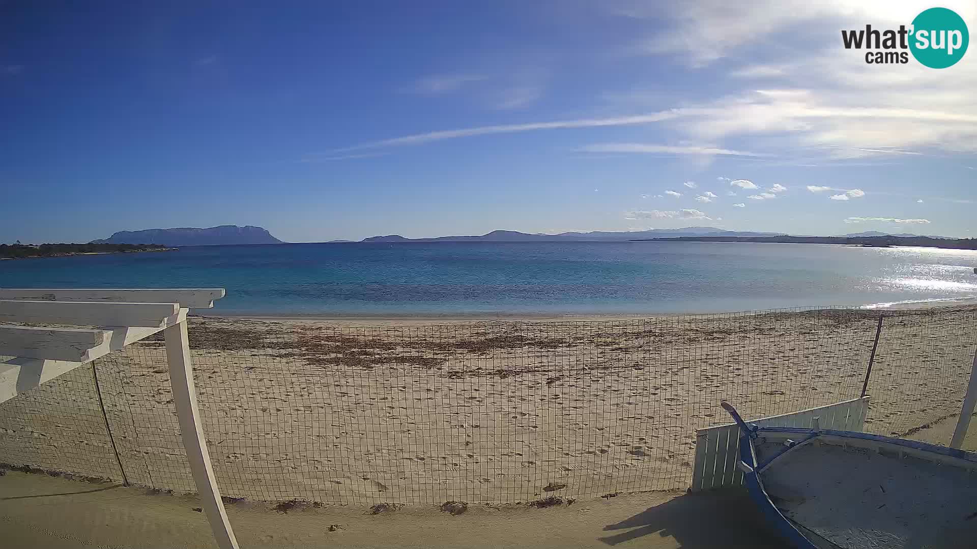 Spiaggia Bianca webcam – Golfo Aranci – Sardinia