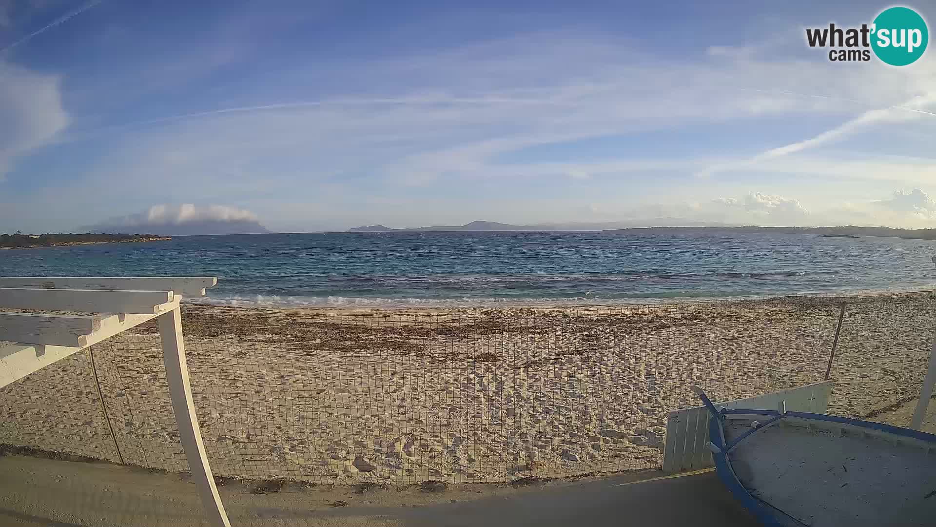 Spiaggia Bianca webcam – Golfo Aranci – Sardinia