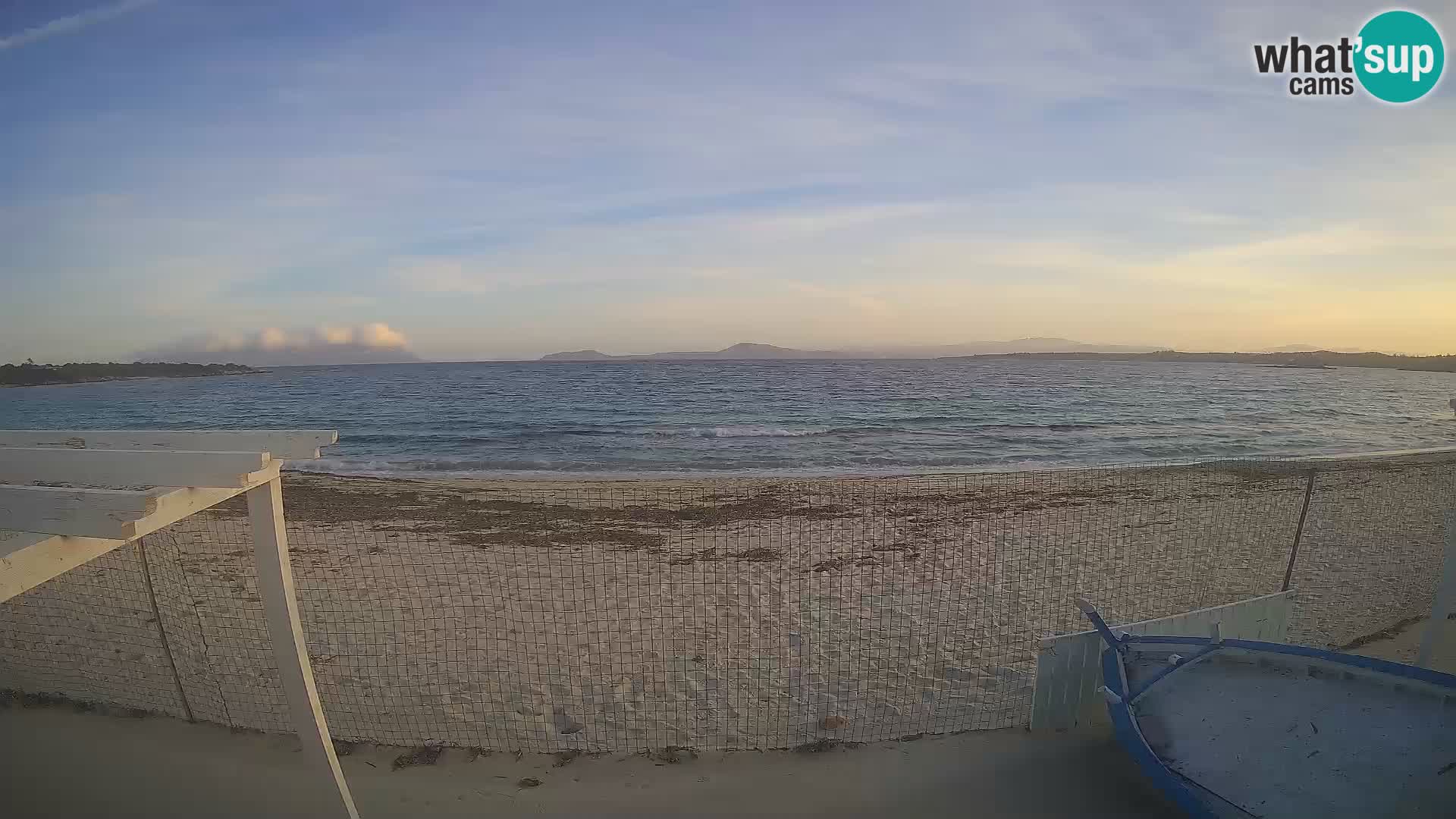 Spiaggia Bianca webcam – Golfo Aranci – Sardinia