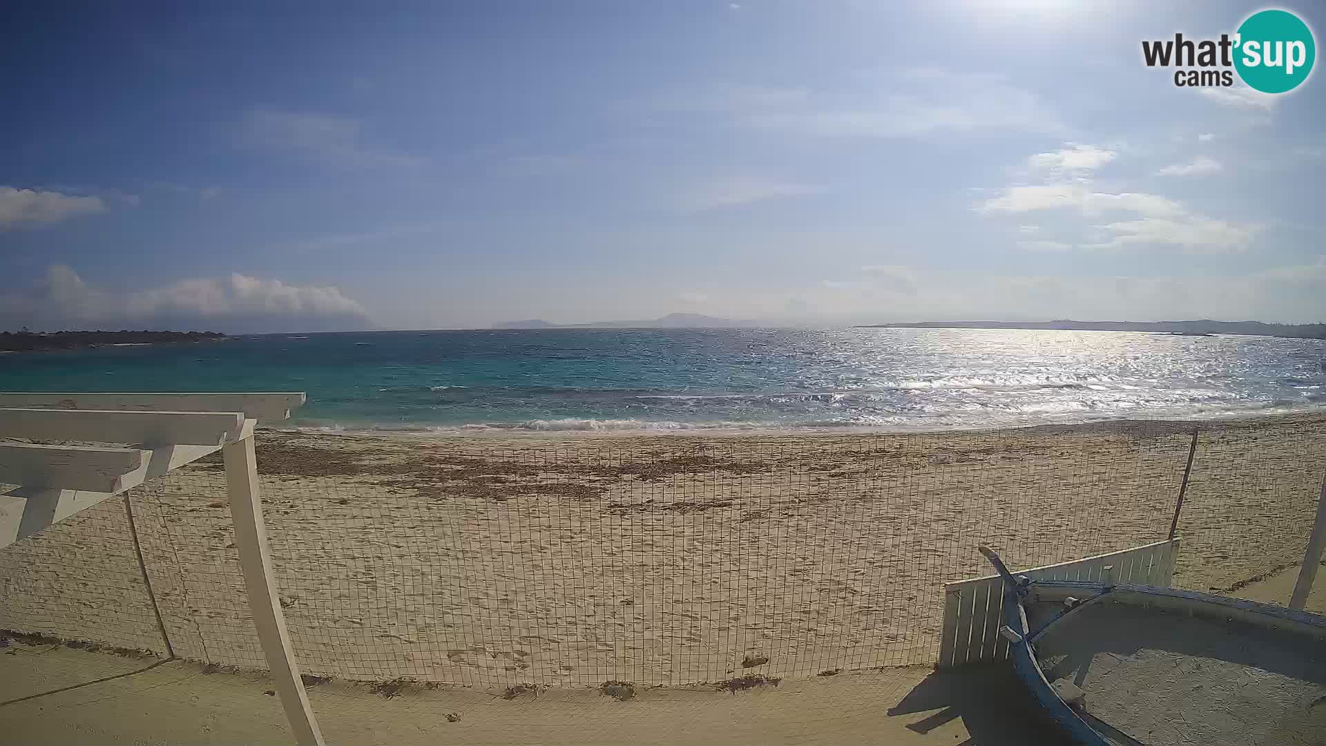 Spletana kamera Spiaggia Bianca – Golfo Aranci – Sardinija