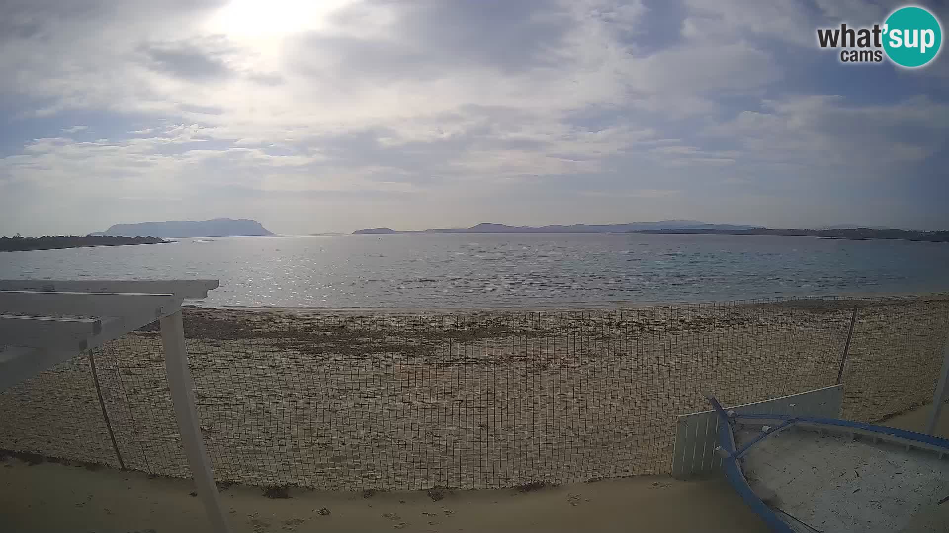 Spiaggia Bianca webcam – Golfo Aranci – Sardinia