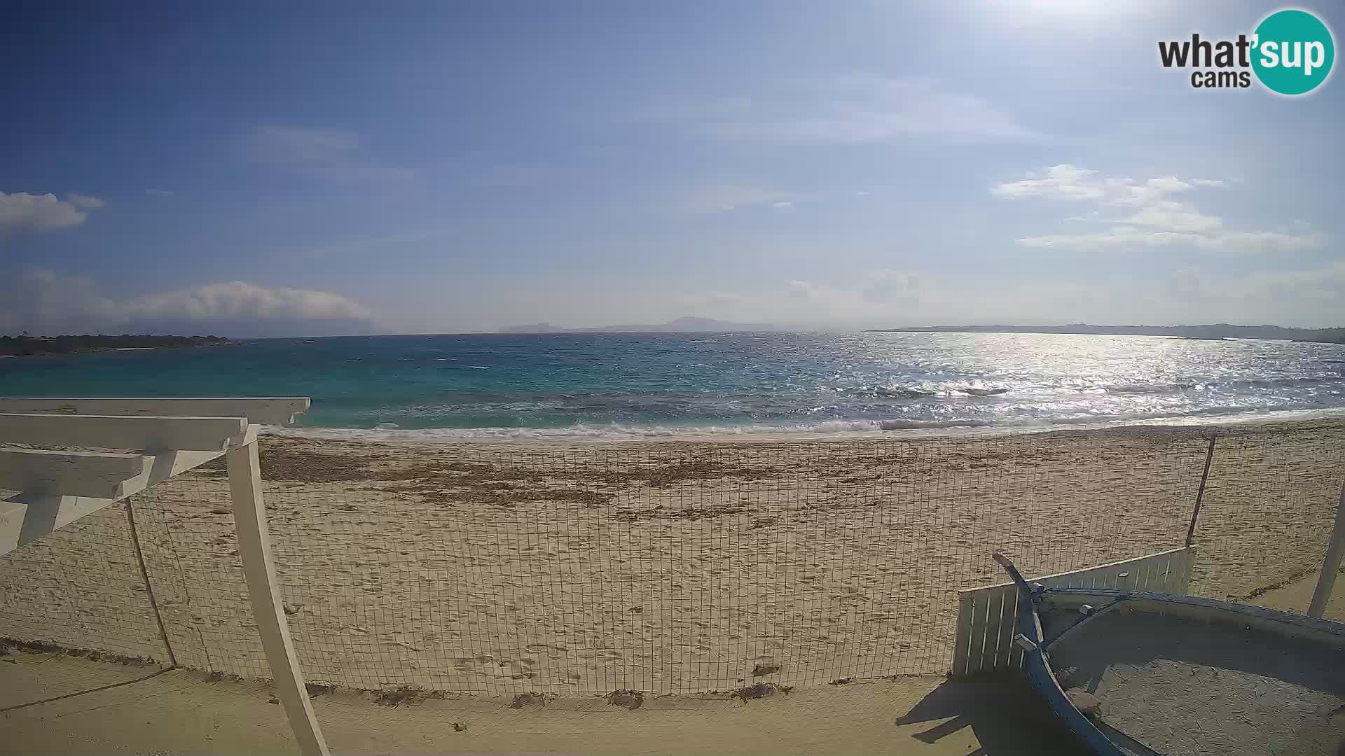 Spiaggia Bianca web cam – Golfo Aranci – Sardinien