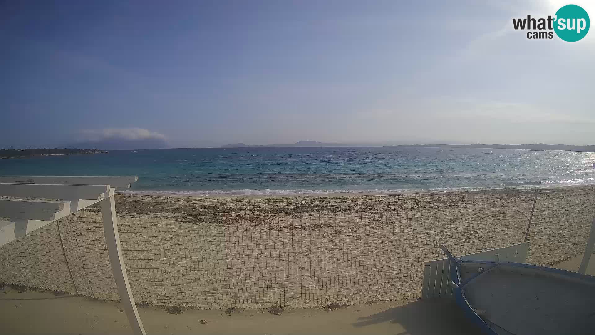 Spiaggia Bianca webcam – Golfo Aranci – Sardinia