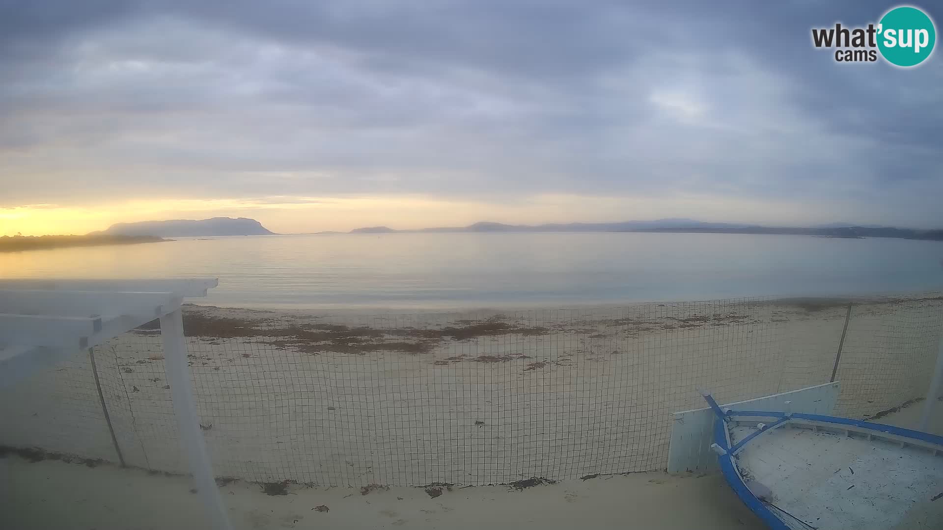 Spiaggia Bianca webcam – Golfo Aranci – Sardinia