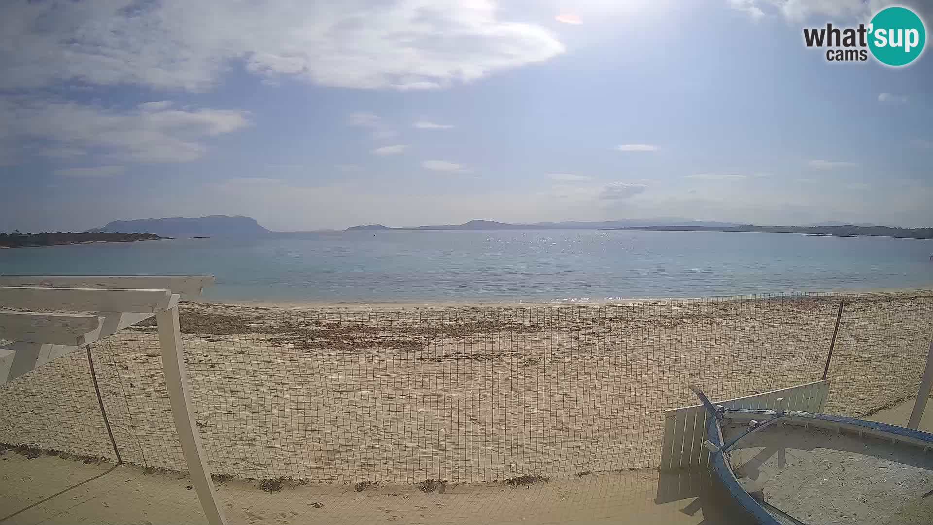 Spiaggia Bianca webcam – Golfo Aranci – Sardinia