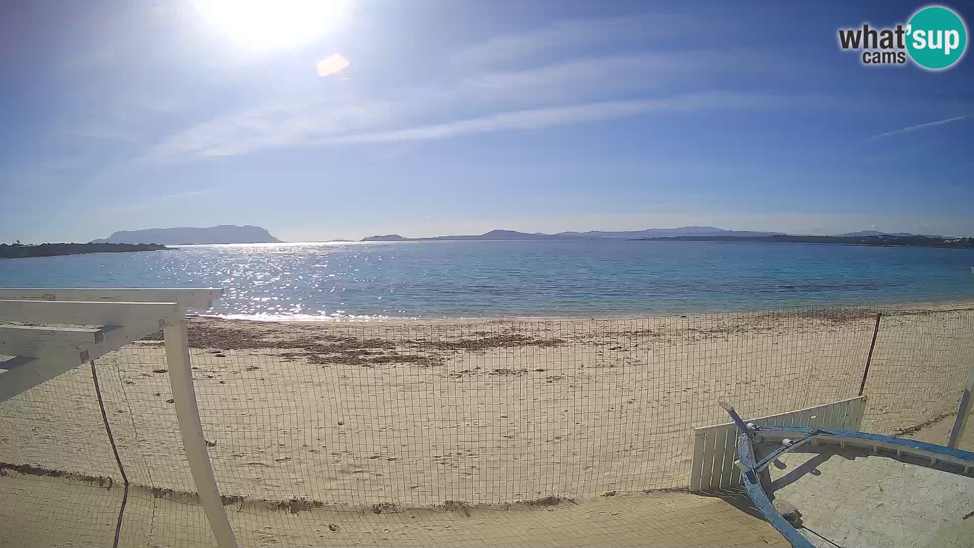 Spiaggia Bianca webcam – Golfo Aranci – Sardinia