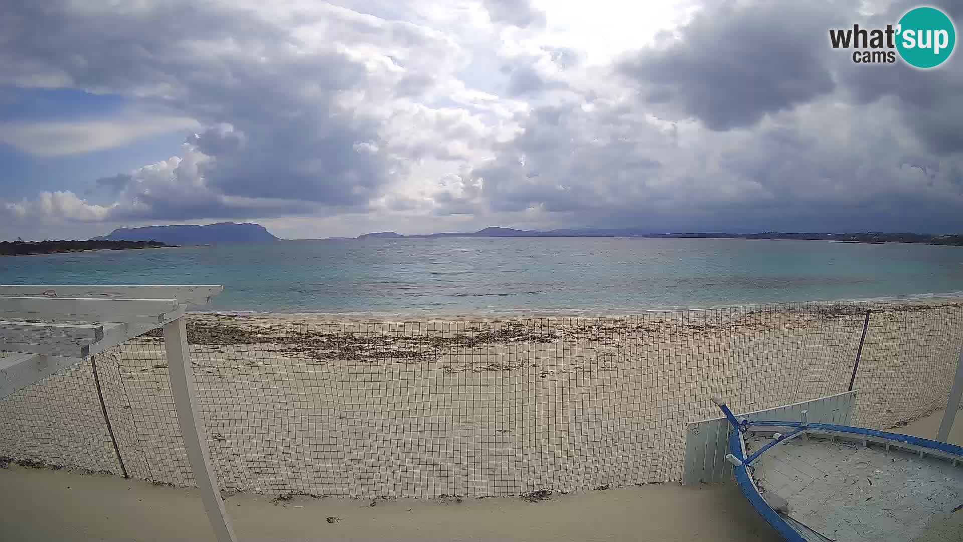 Spiaggia Bianca webcam – Golfo Aranci – Sardinia