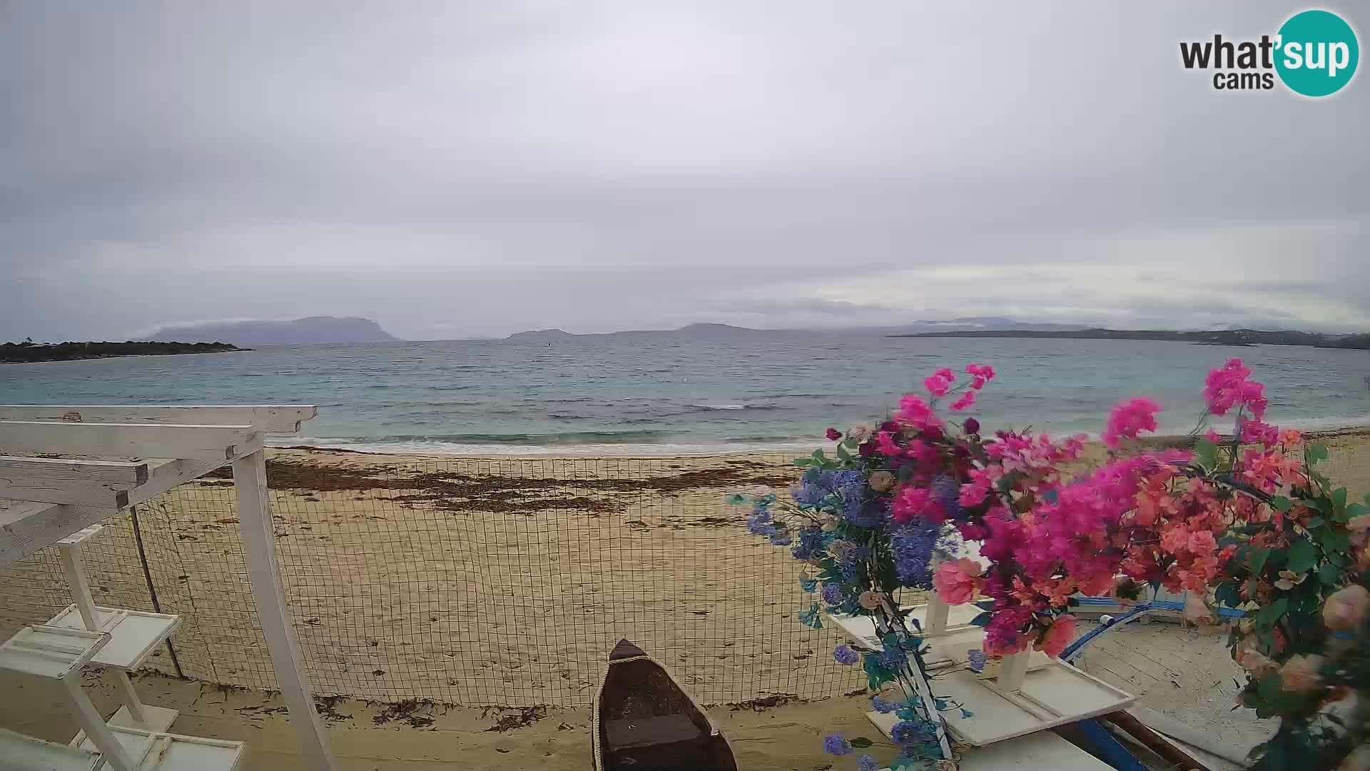 Spiaggia Bianca webcam – Golfo Aranci – Sardinia