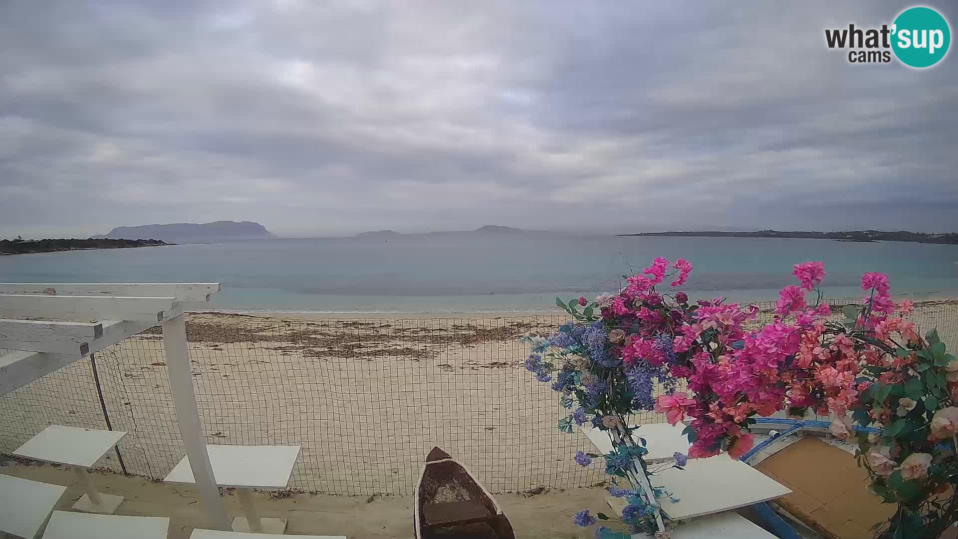 Spiaggia Bianca webcam – Golfo Aranci – Sardinia