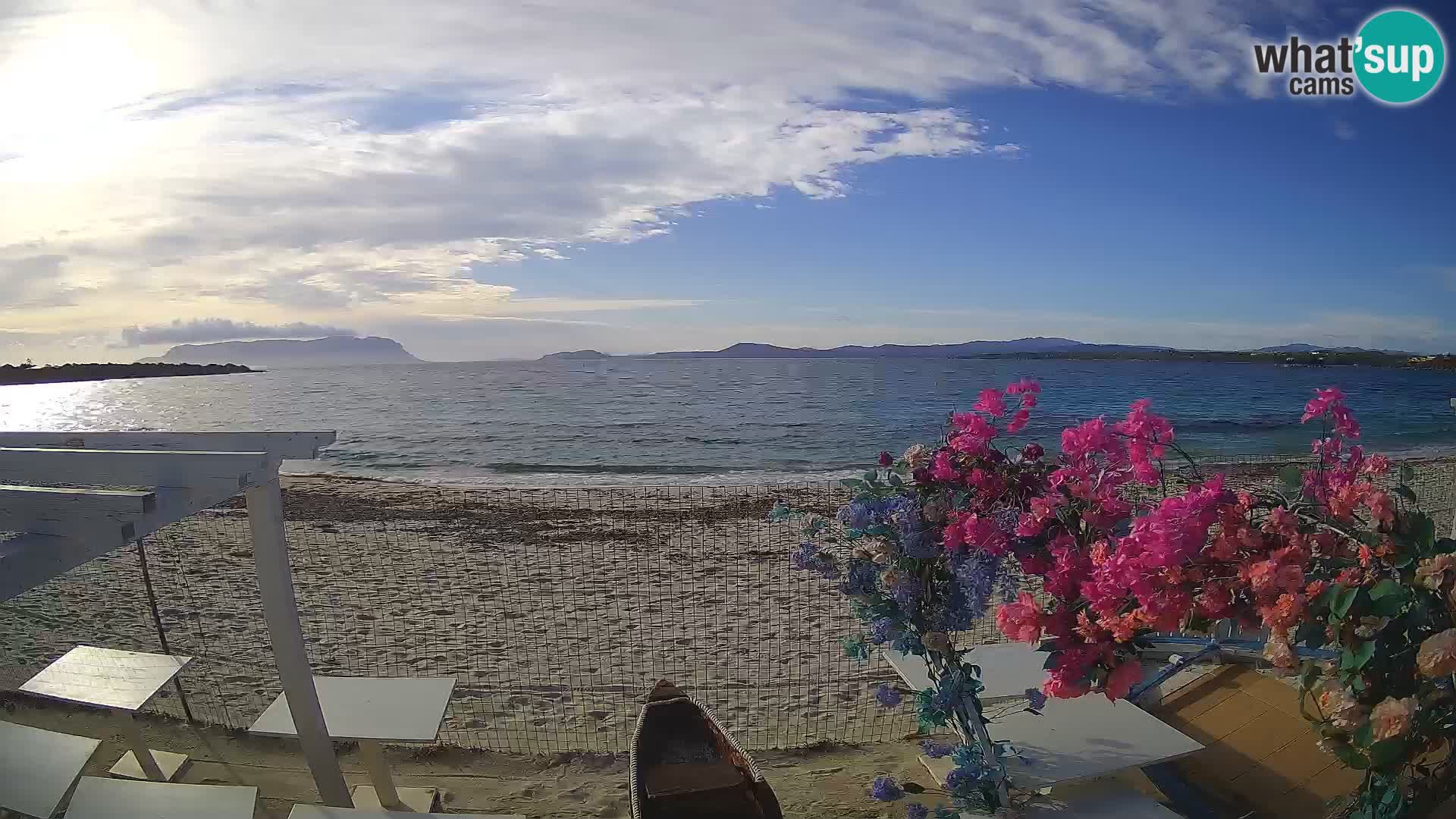 Spiaggia Bianca webcam – Golfo Aranci – Sardinia