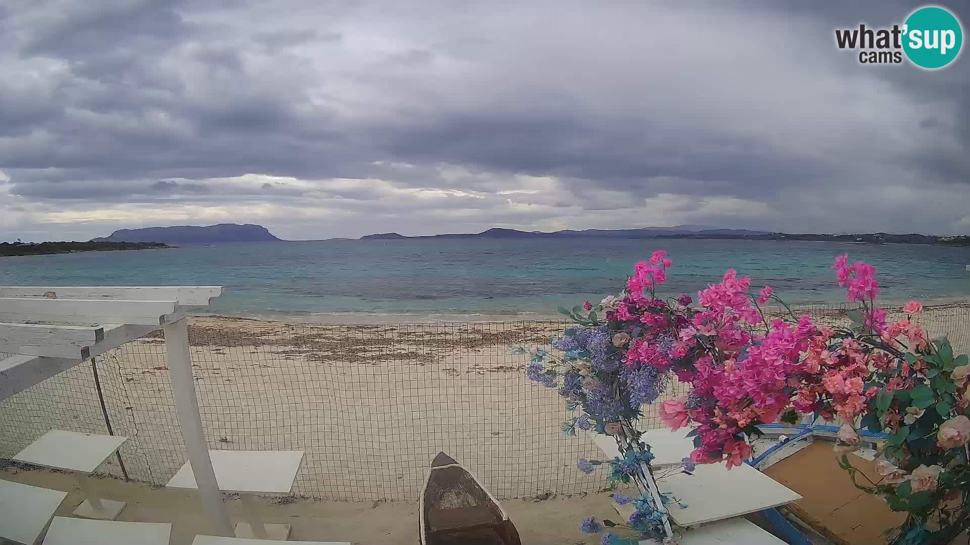 Spiaggia Bianca webcam – Golfo Aranci – Sardinia