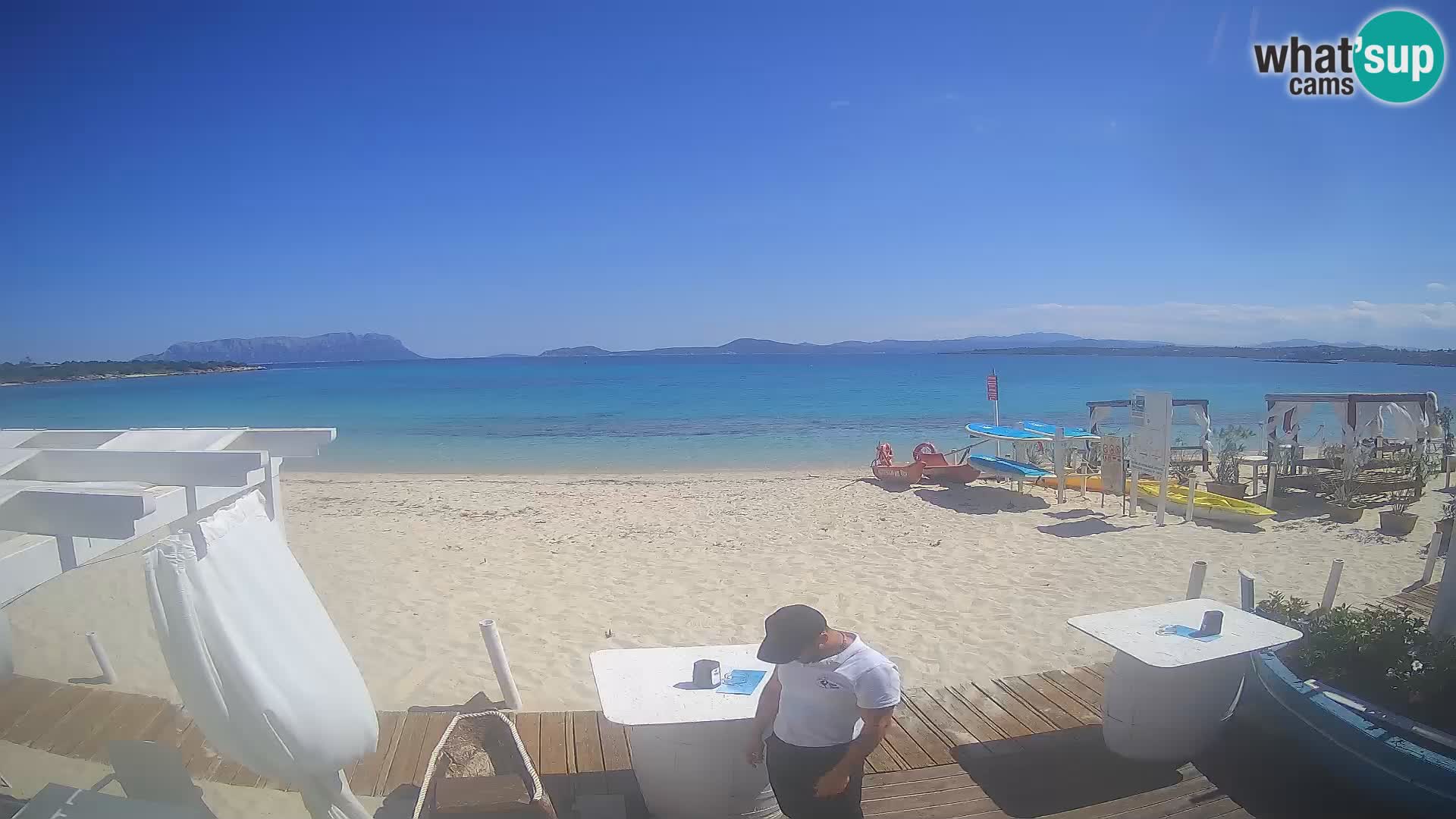 Spiaggia Bianca webcam – Golfo Aranci – Sardinia