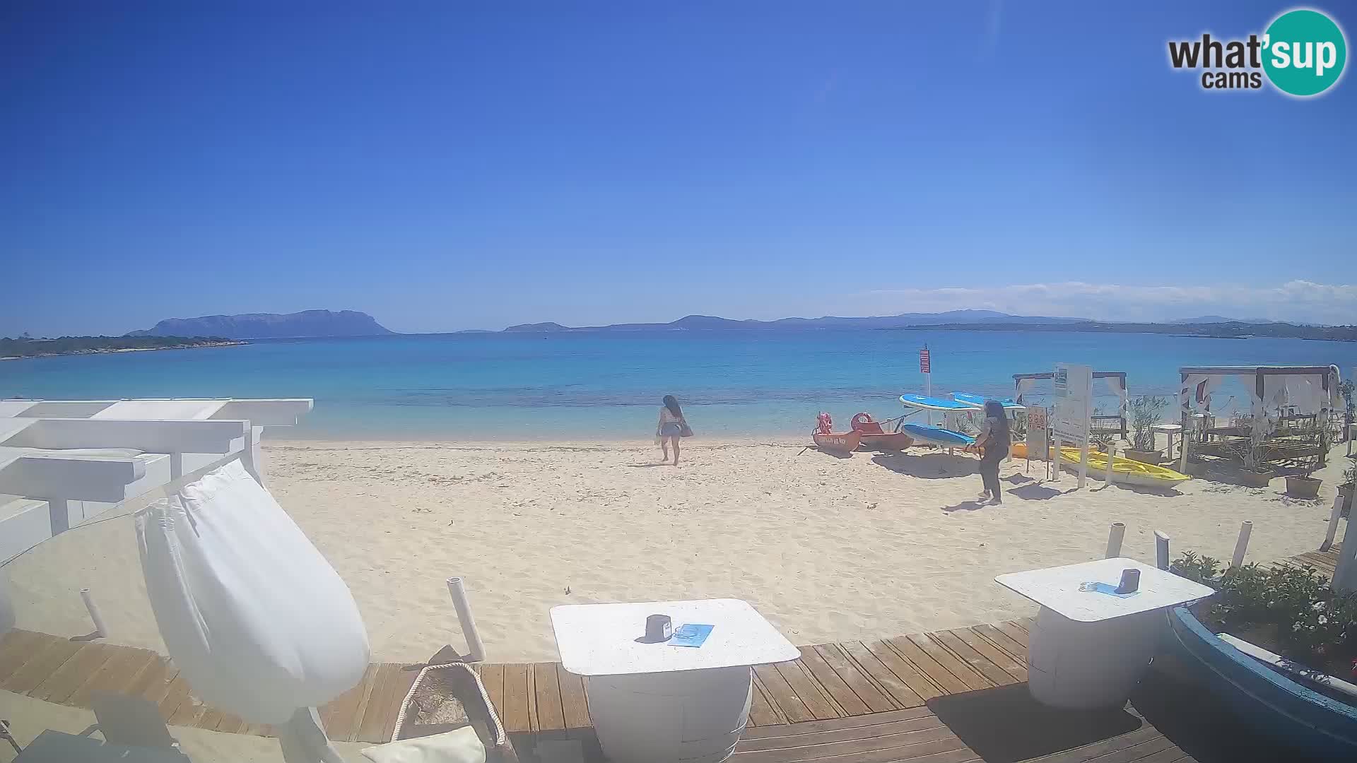 Spiaggia Bianca webcam – Golfo Aranci – Sardinia