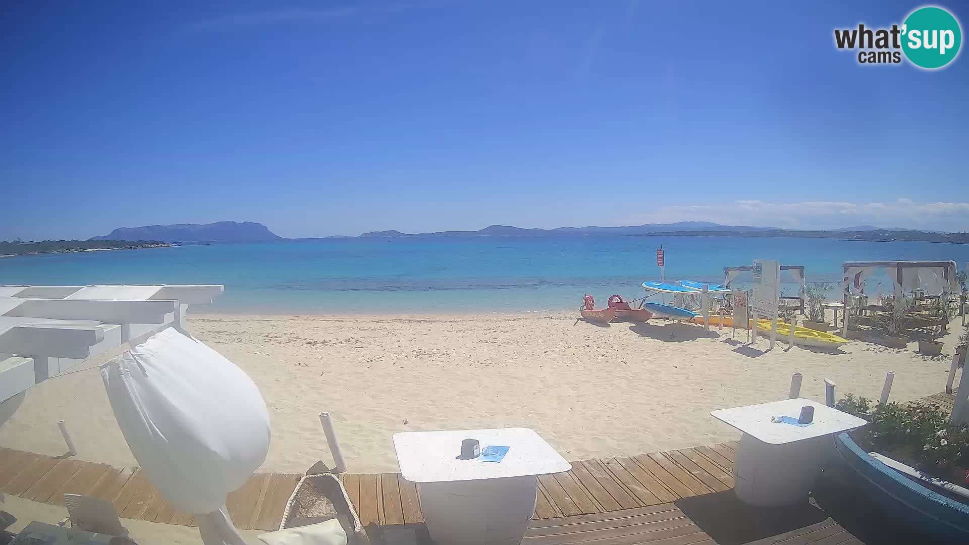 Spiaggia Bianca webcam – Golfo Aranci – Sardinia
