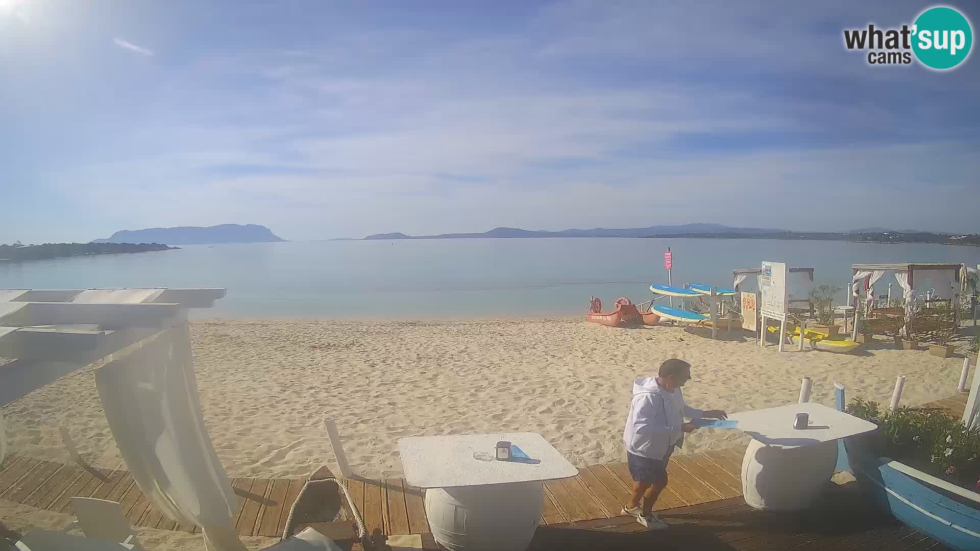 Spiaggia Bianca webcam – Golfo Aranci – Sardinia