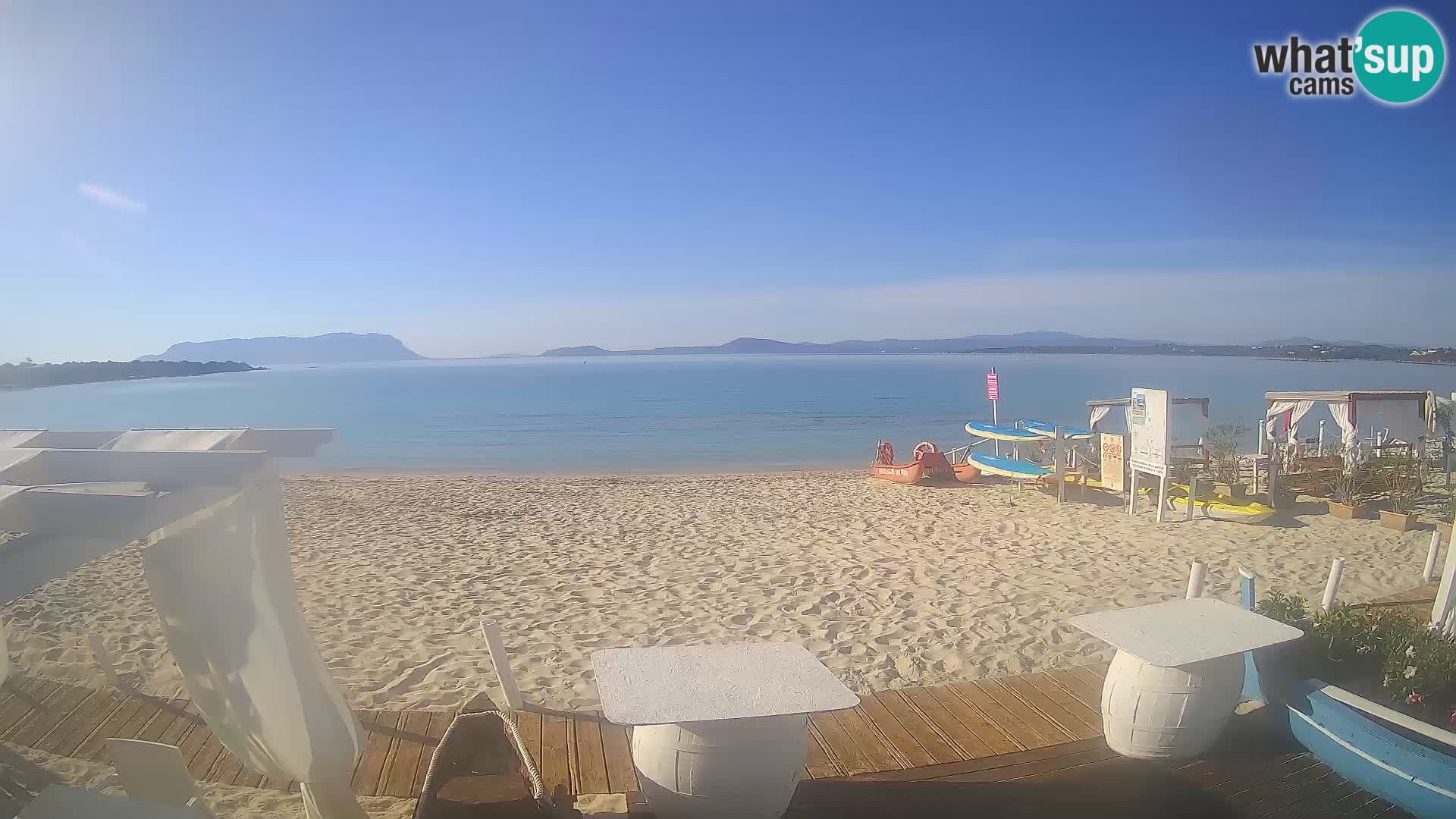 Spiaggia Bianca webcam – Golfo Aranci – Sardinia