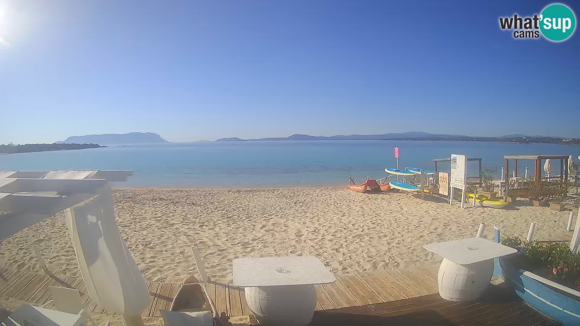 Spletana kamera Spiaggia Bianca – Golfo Aranci – Sardinija