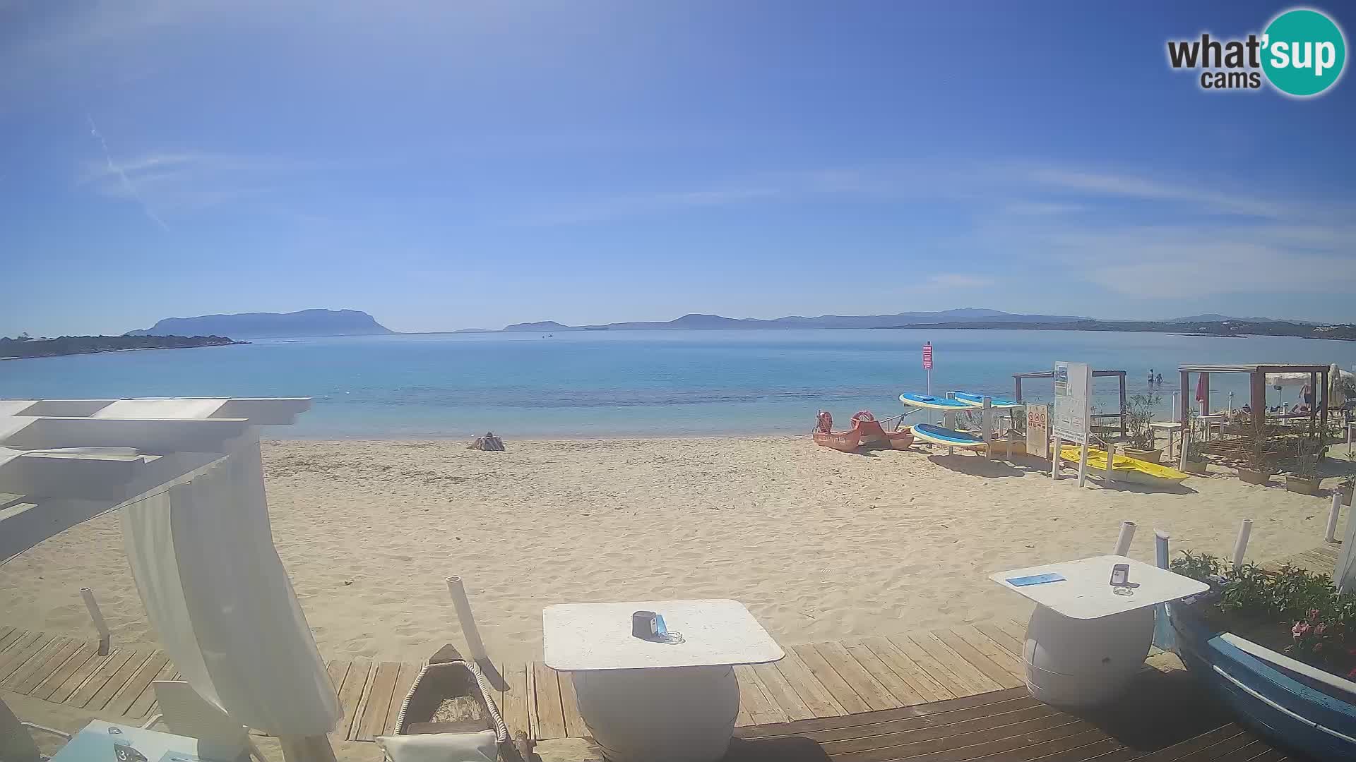 Spiaggia Bianca webcam – Golfo Aranci – Sardinia