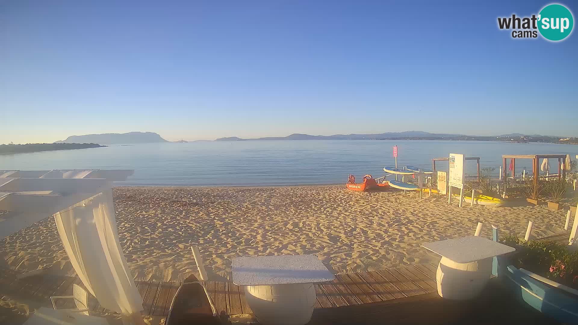 Spiaggia Bianca webcam – Golfo Aranci – Sardinia
