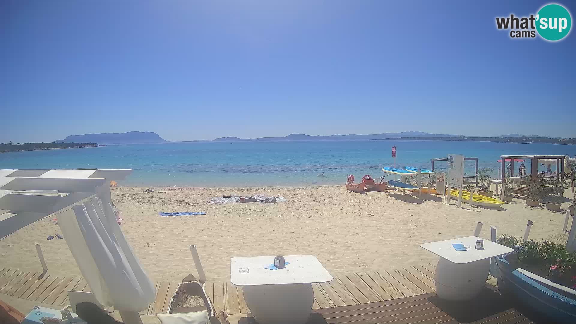 Spiaggia Bianca webcam – Golfo Aranci – Sardinia