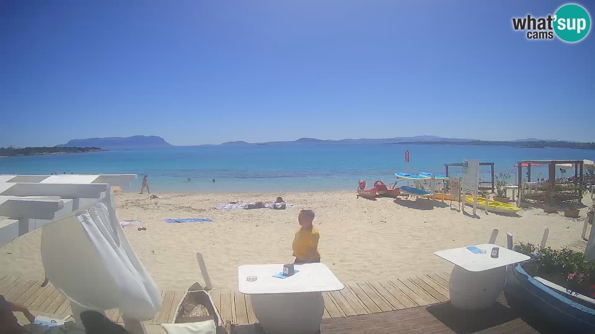 Spiaggia Bianca webcam – Golfo Aranci – Sardinia