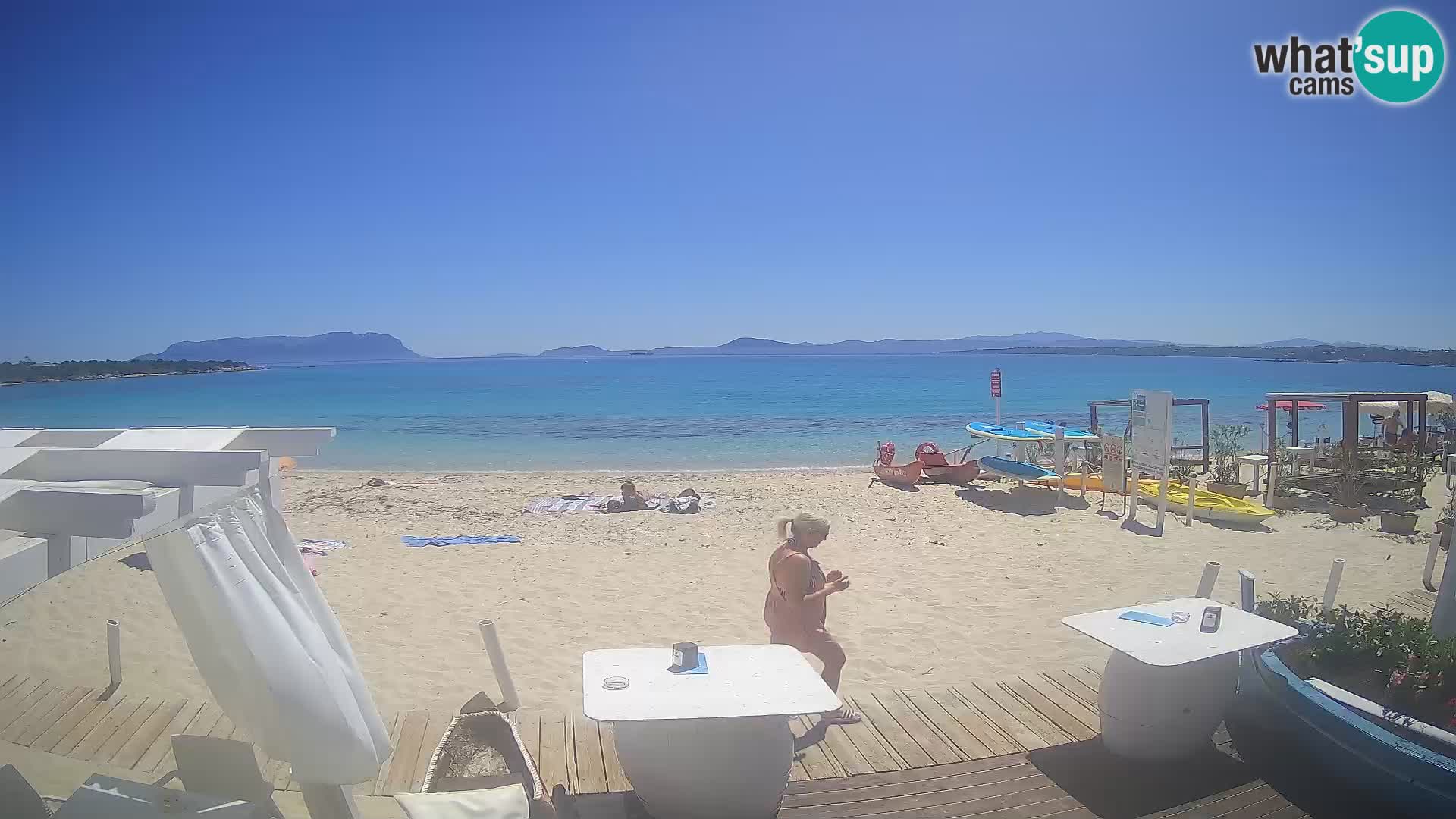 Spletana kamera Spiaggia Bianca – Golfo Aranci – Sardinija