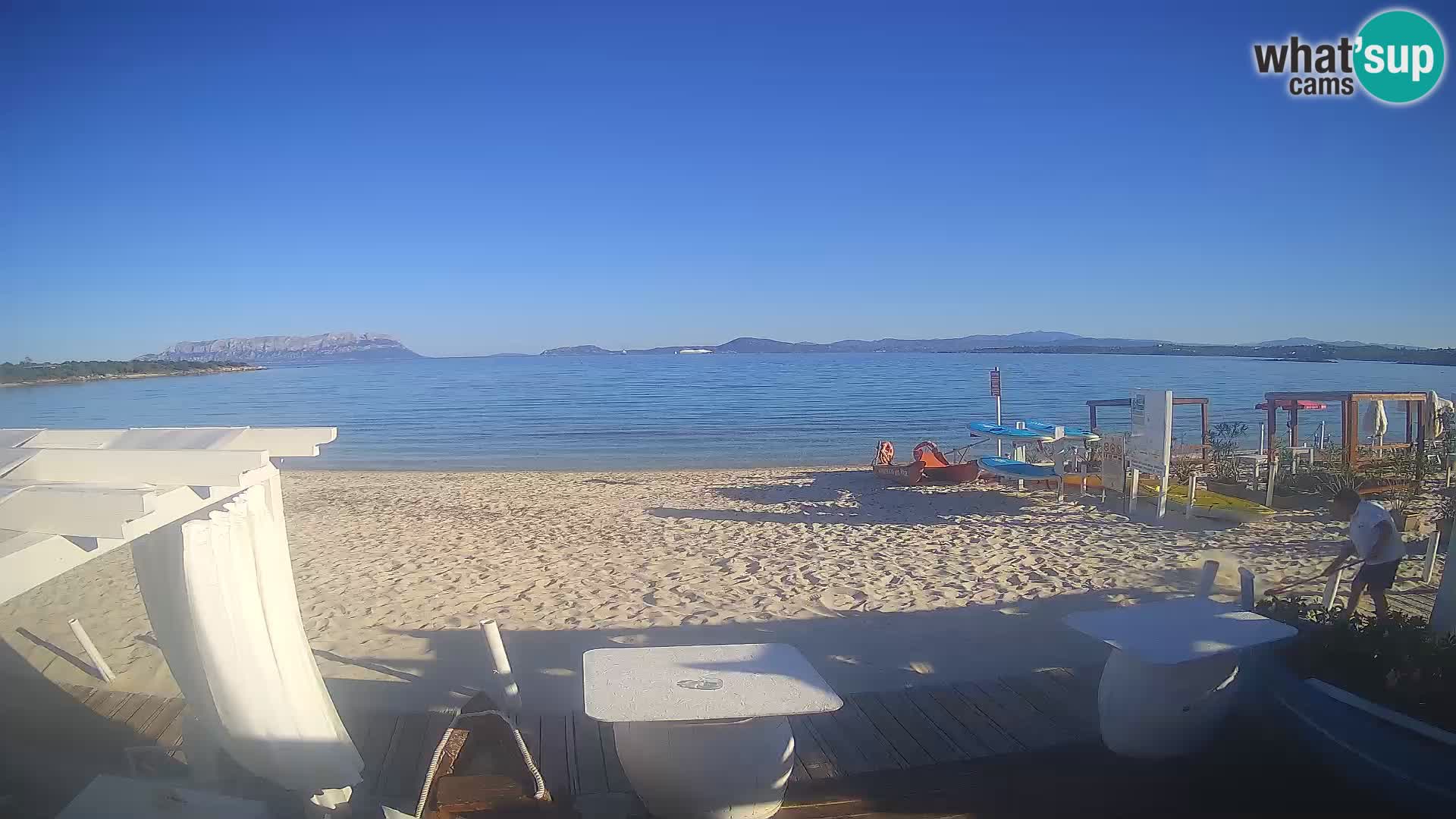 Spiaggia Bianca webcam – Golfo Aranci – Sardinia