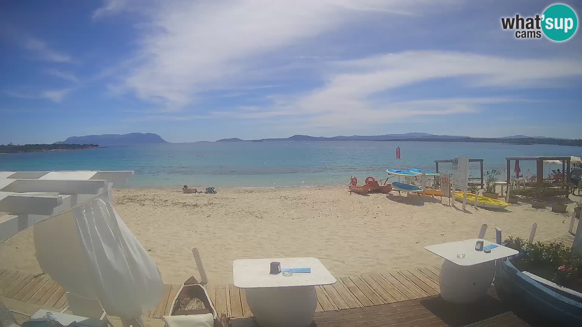 Spiaggia Bianca webcam – Golfo Aranci – Sardinia