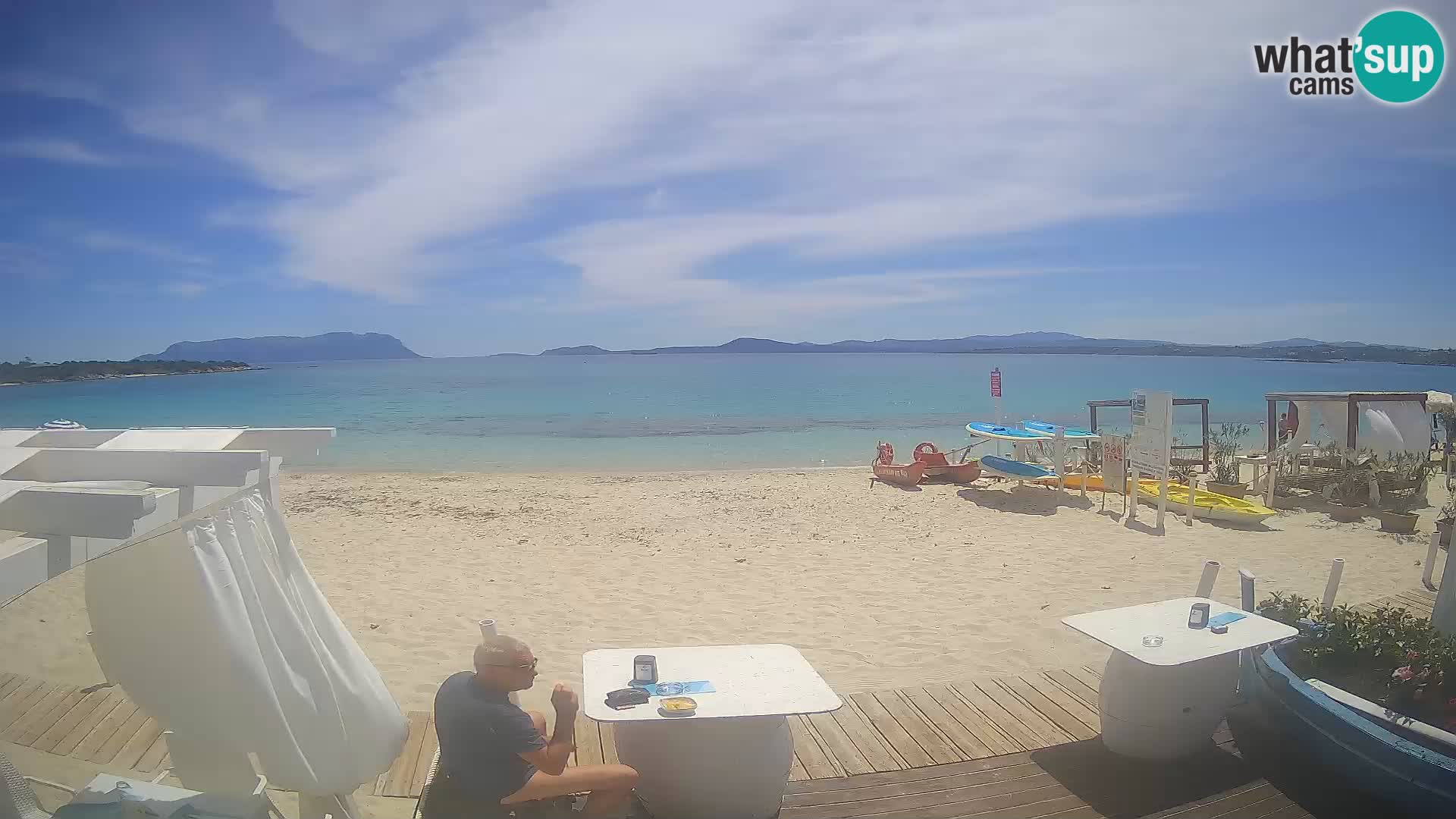 Spiaggia Bianca webcam – Golfo Aranci – Sardinia