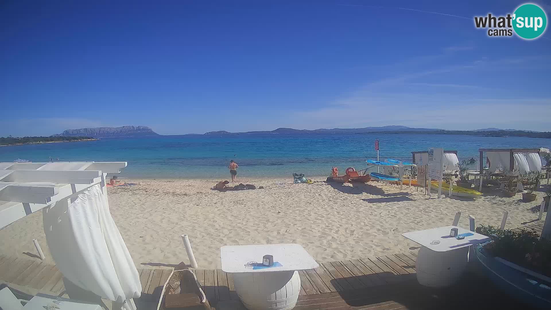 Spiaggia Bianca webcam – Golfo Aranci – Sardinia