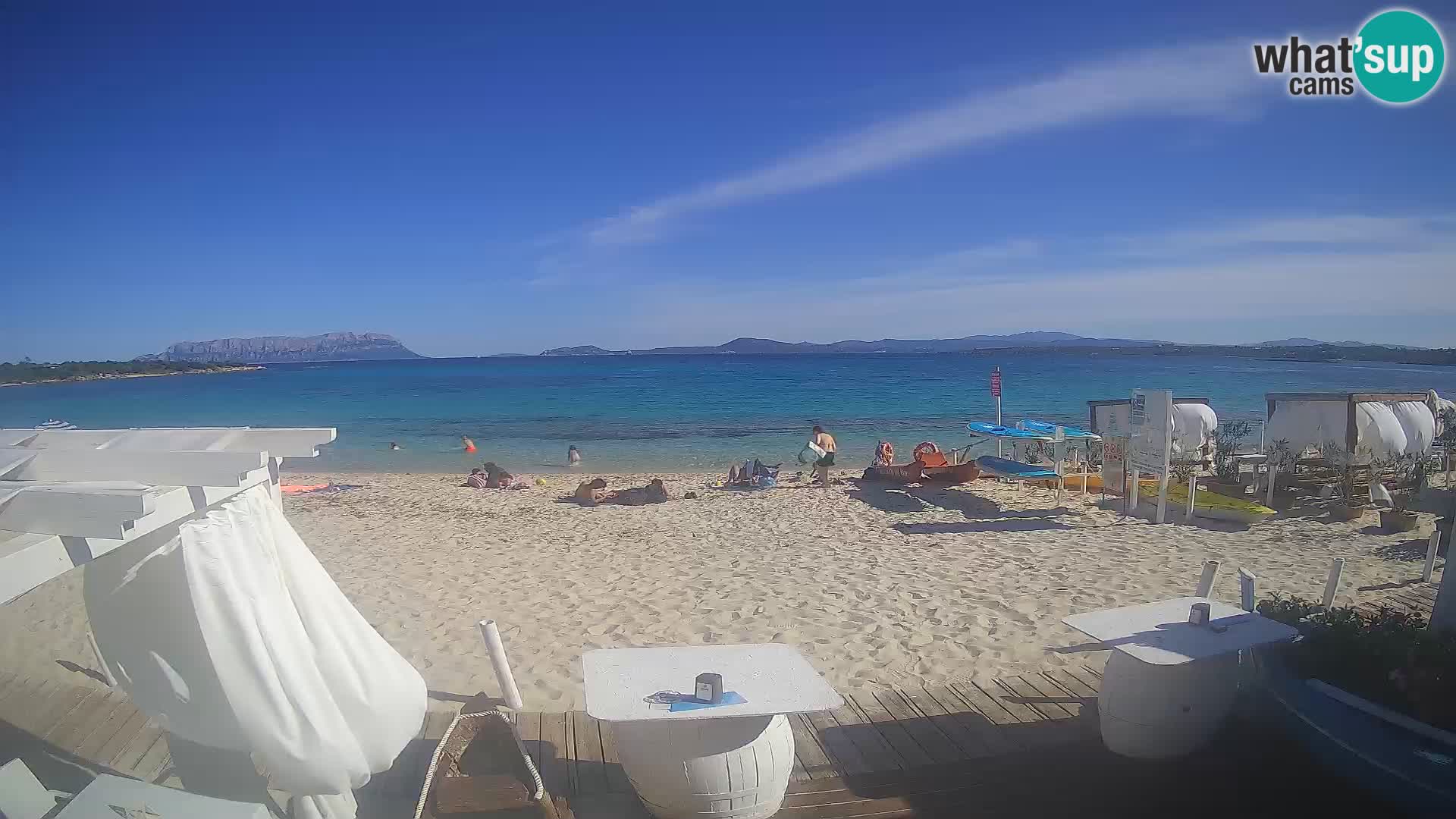 Spiaggia Bianca webcam – Golfo Aranci – Sardinia