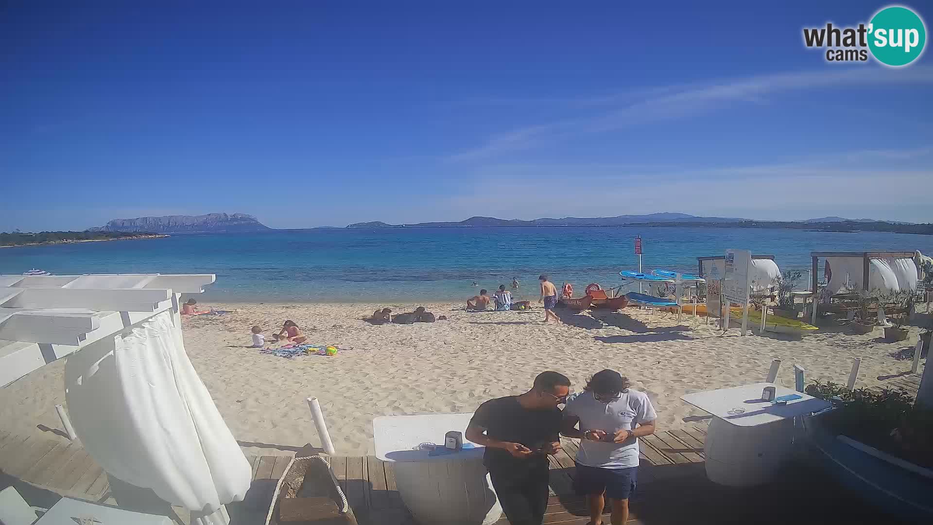 Spletana kamera Spiaggia Bianca – Golfo Aranci – Sardinija