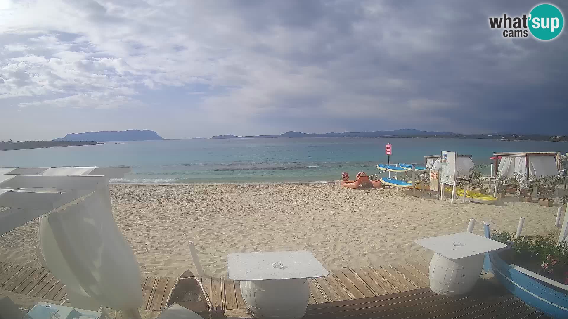 Spiaggia Bianca webcam – Golfo Aranci – Sardinia