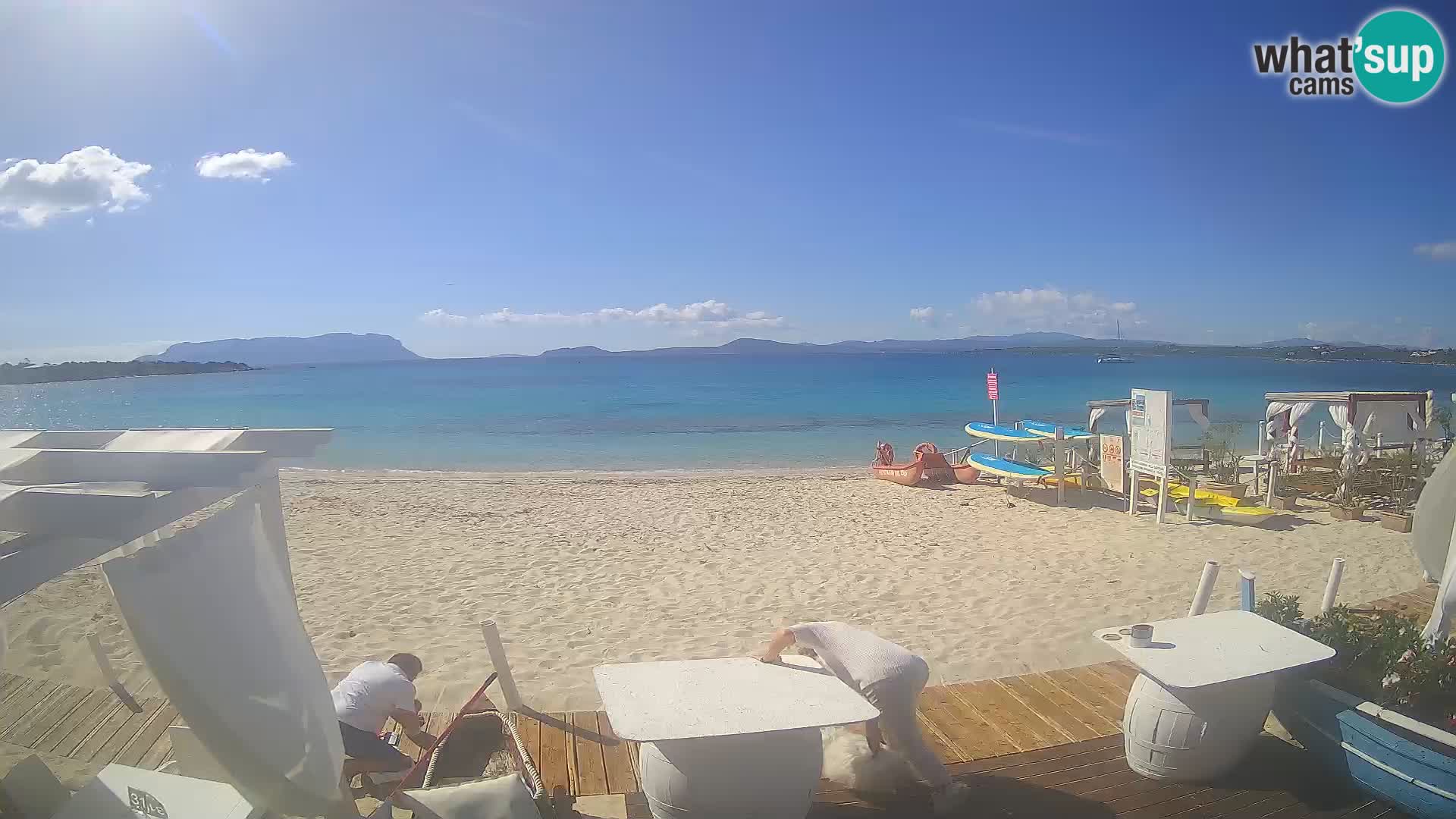 Spiaggia Bianca webcam – Golfo Aranci – Sardinia
