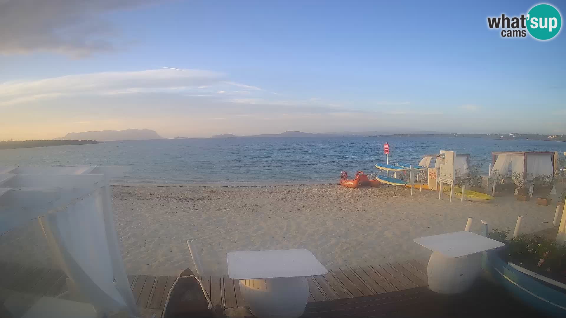 Spletana kamera Spiaggia Bianca – Golfo Aranci – Sardinija