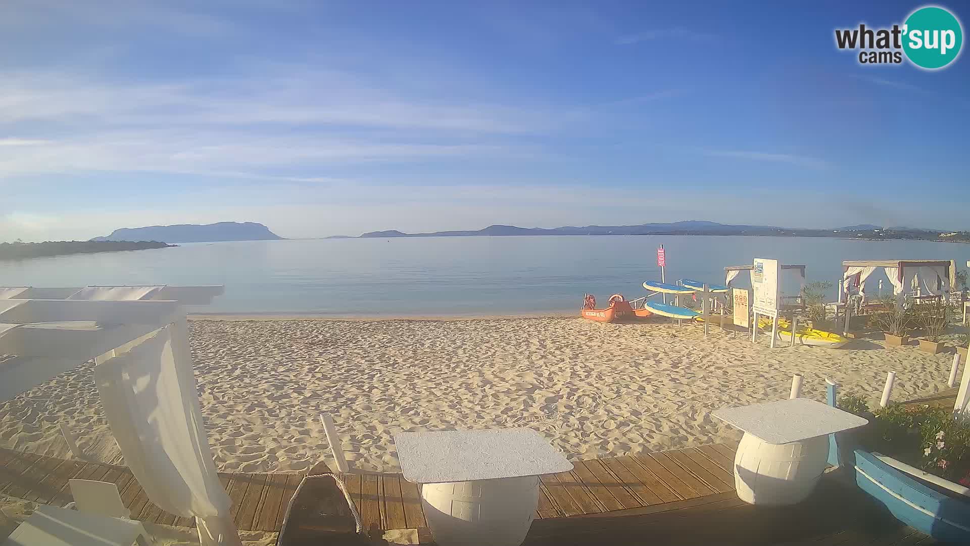 Spiaggia Bianca webcam – Golfo Aranci – Sardinia