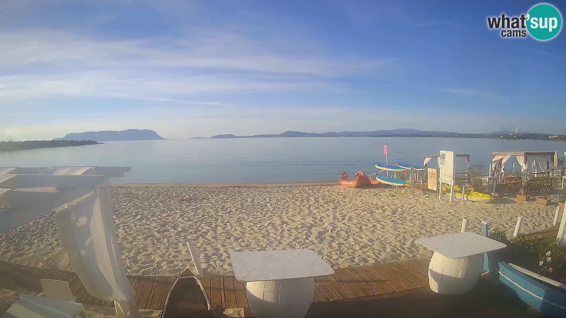 Spiaggia Bianca webcam – Golfo Aranci – Sardinia