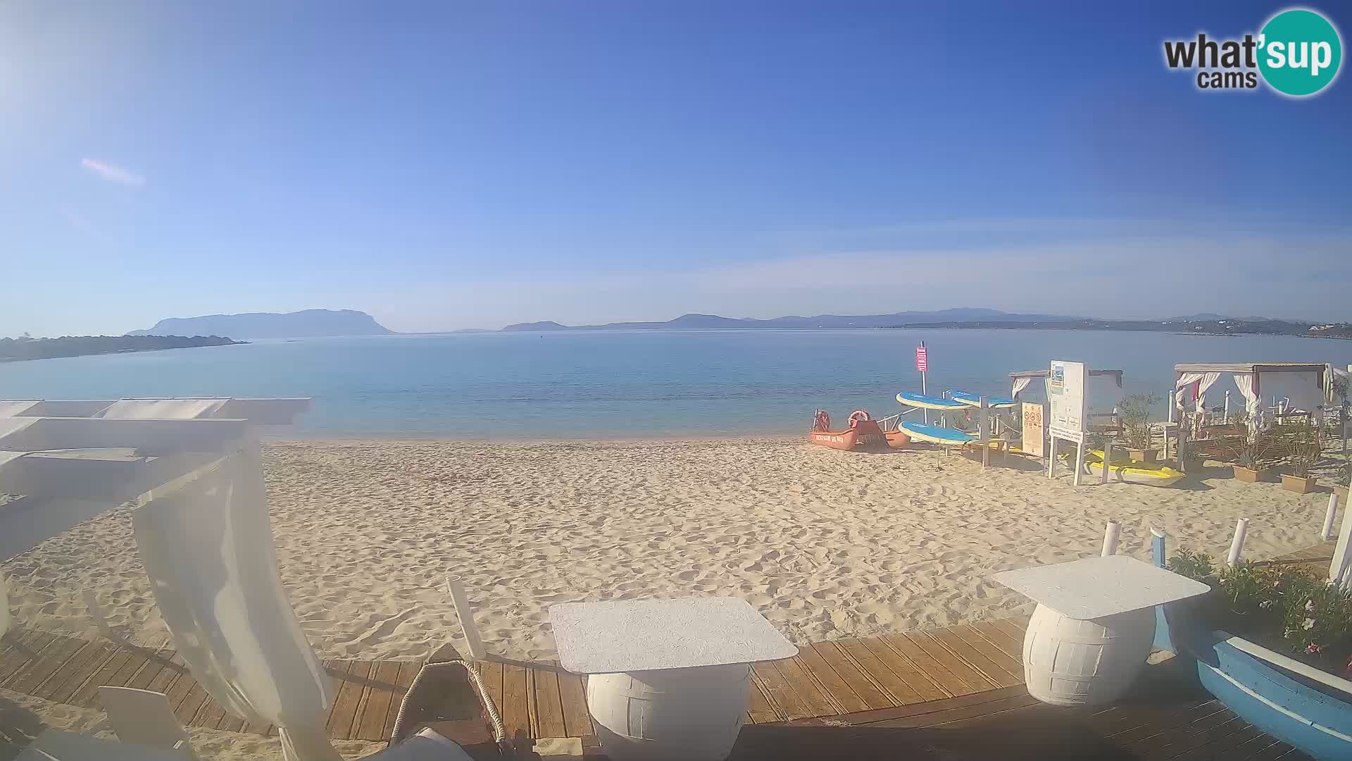 Spiaggia Bianca webcam – Golfo Aranci – Sardinia