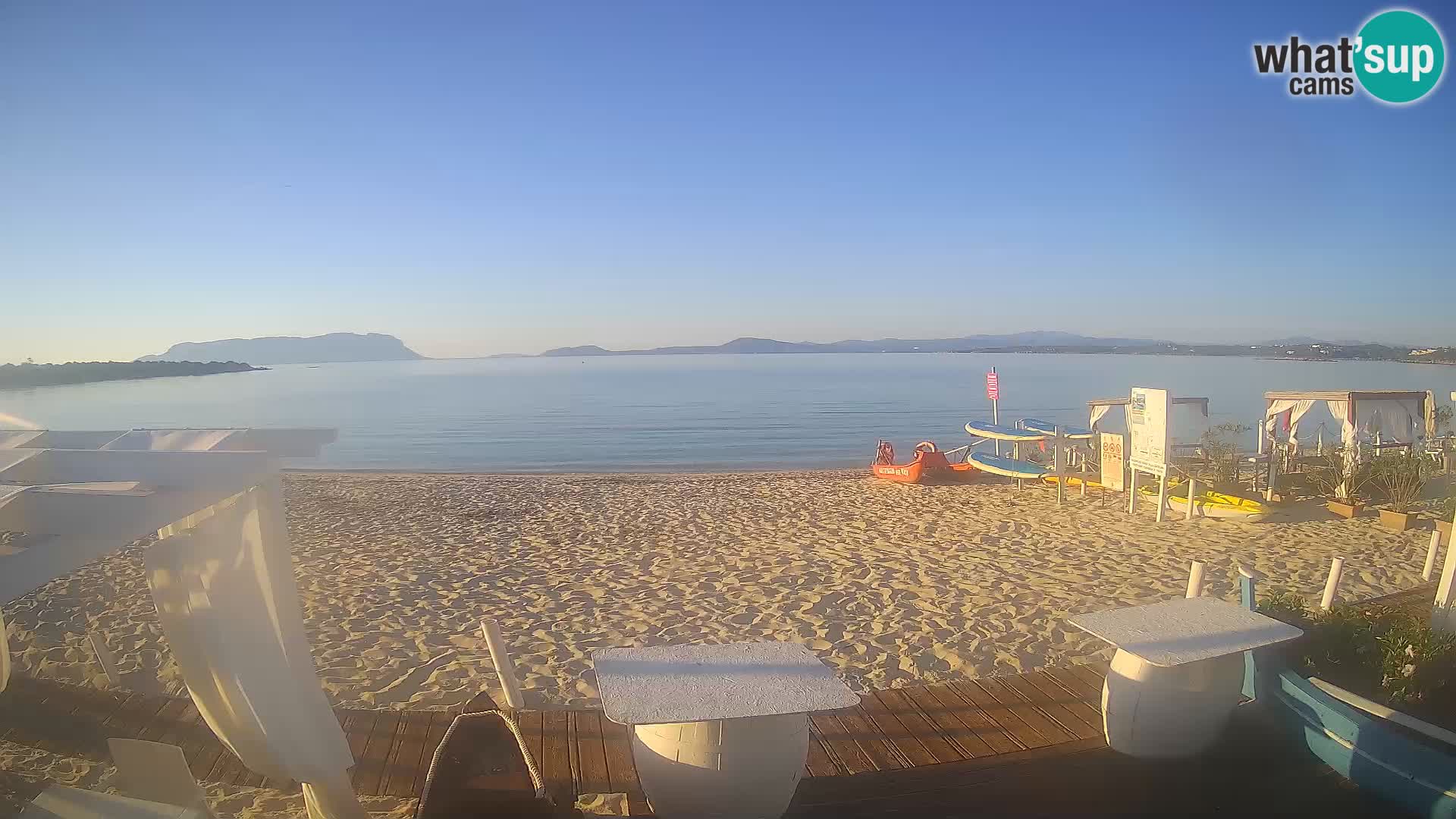 Spiaggia Bianca webcam – Golfo Aranci – Sardinia