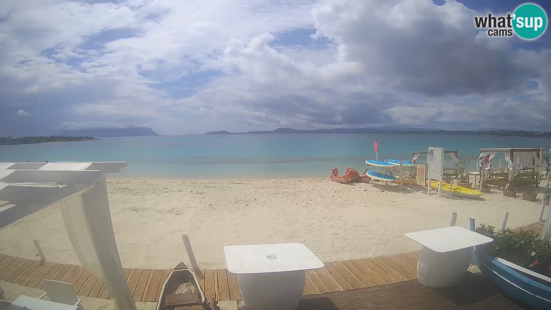 Spiaggia Bianca webcam – Golfo Aranci – Sardinia