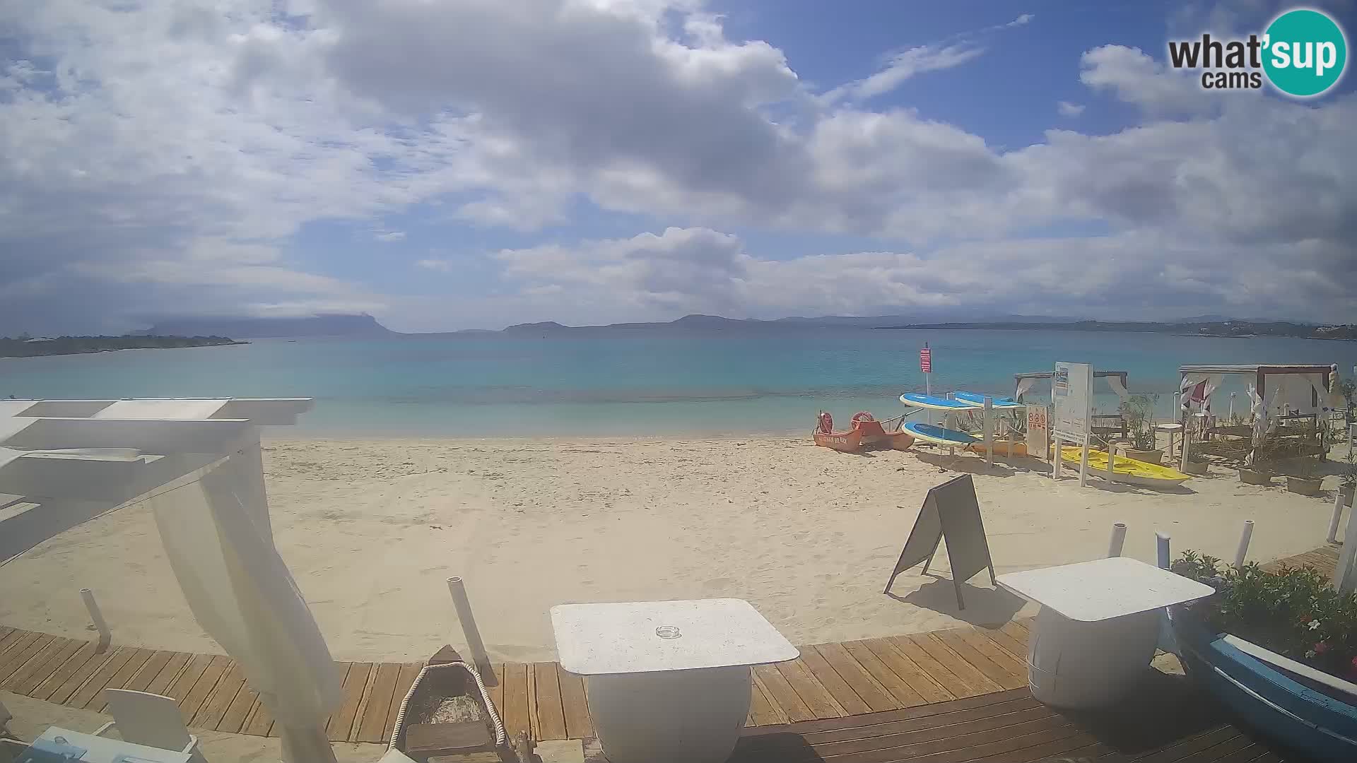 Spiaggia Bianca webcam – Golfo Aranci – Sardinia