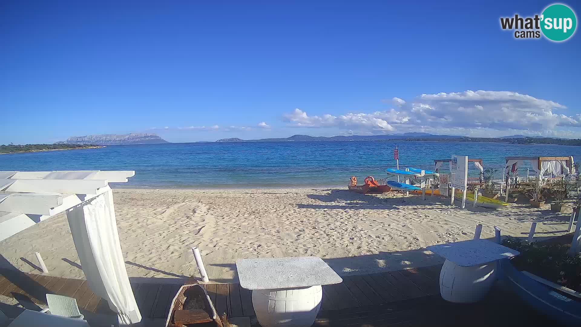 Spletana kamera Spiaggia Bianca – Golfo Aranci – Sardinija