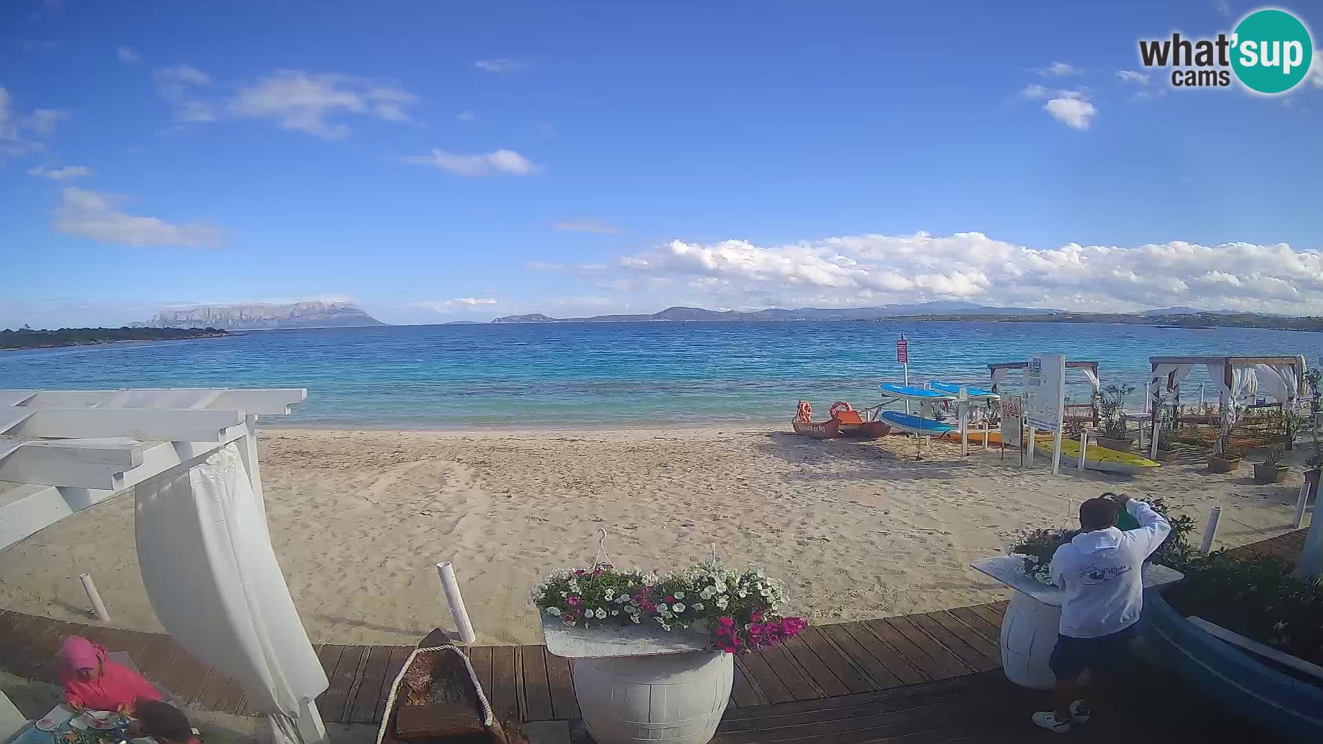 Spiaggia Bianca webcam – Golfo Aranci – Sardinia