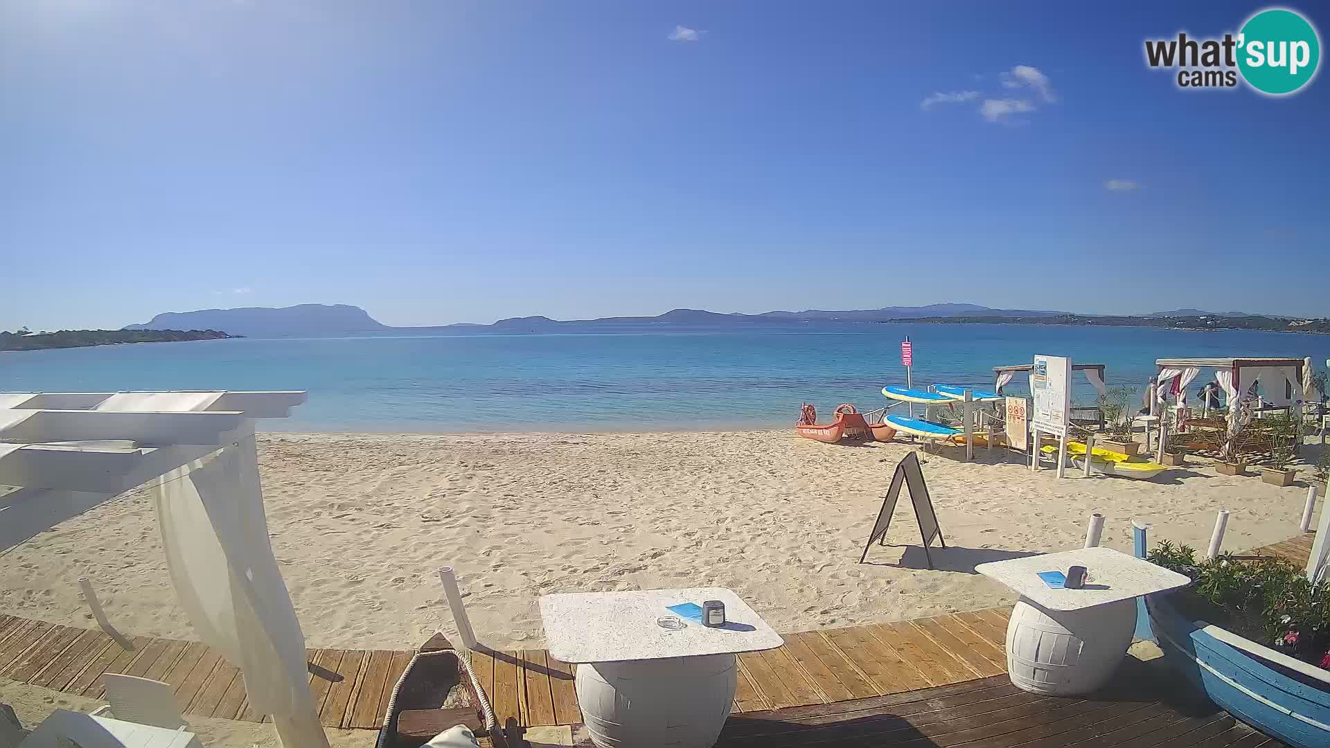 Spiaggia Bianca webcam – Golfo Aranci – Sardinia