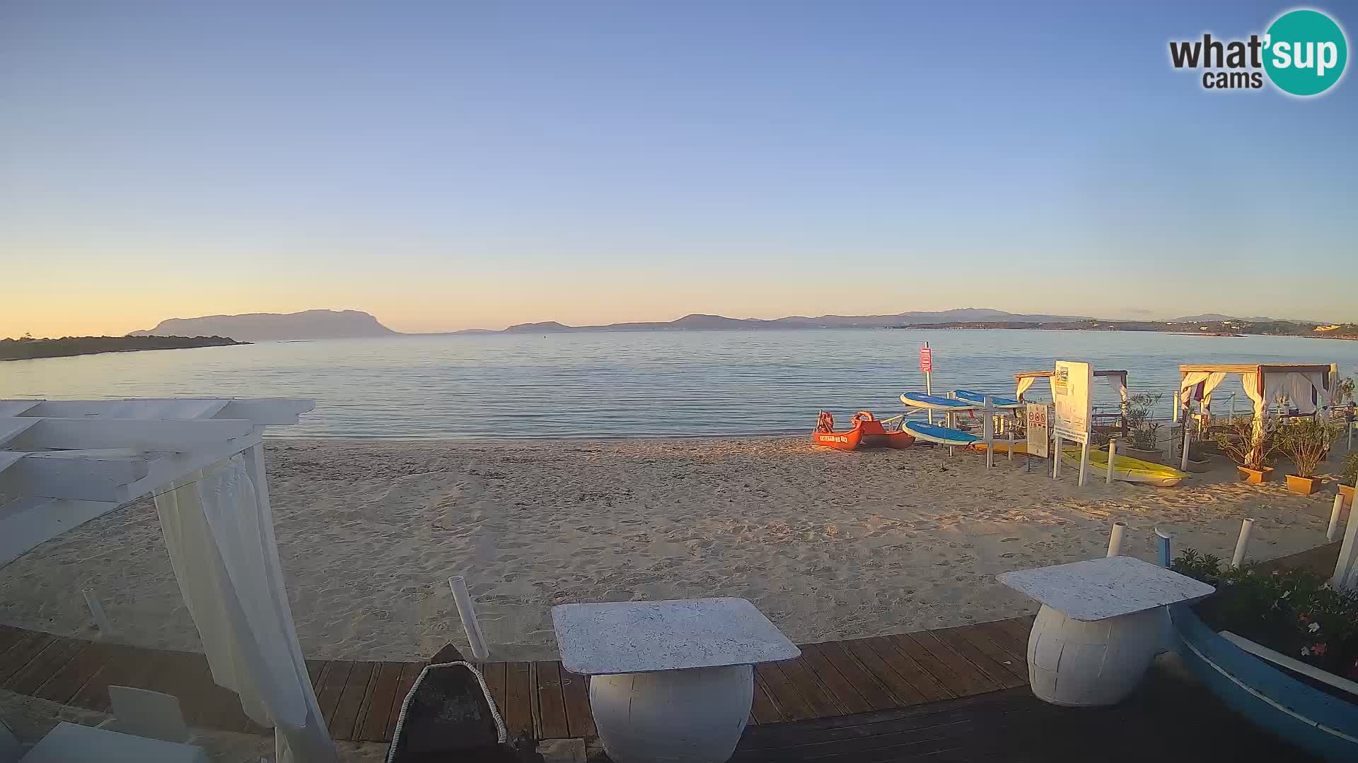 Spiaggia Bianca webcam – Golfo Aranci – Sardinia