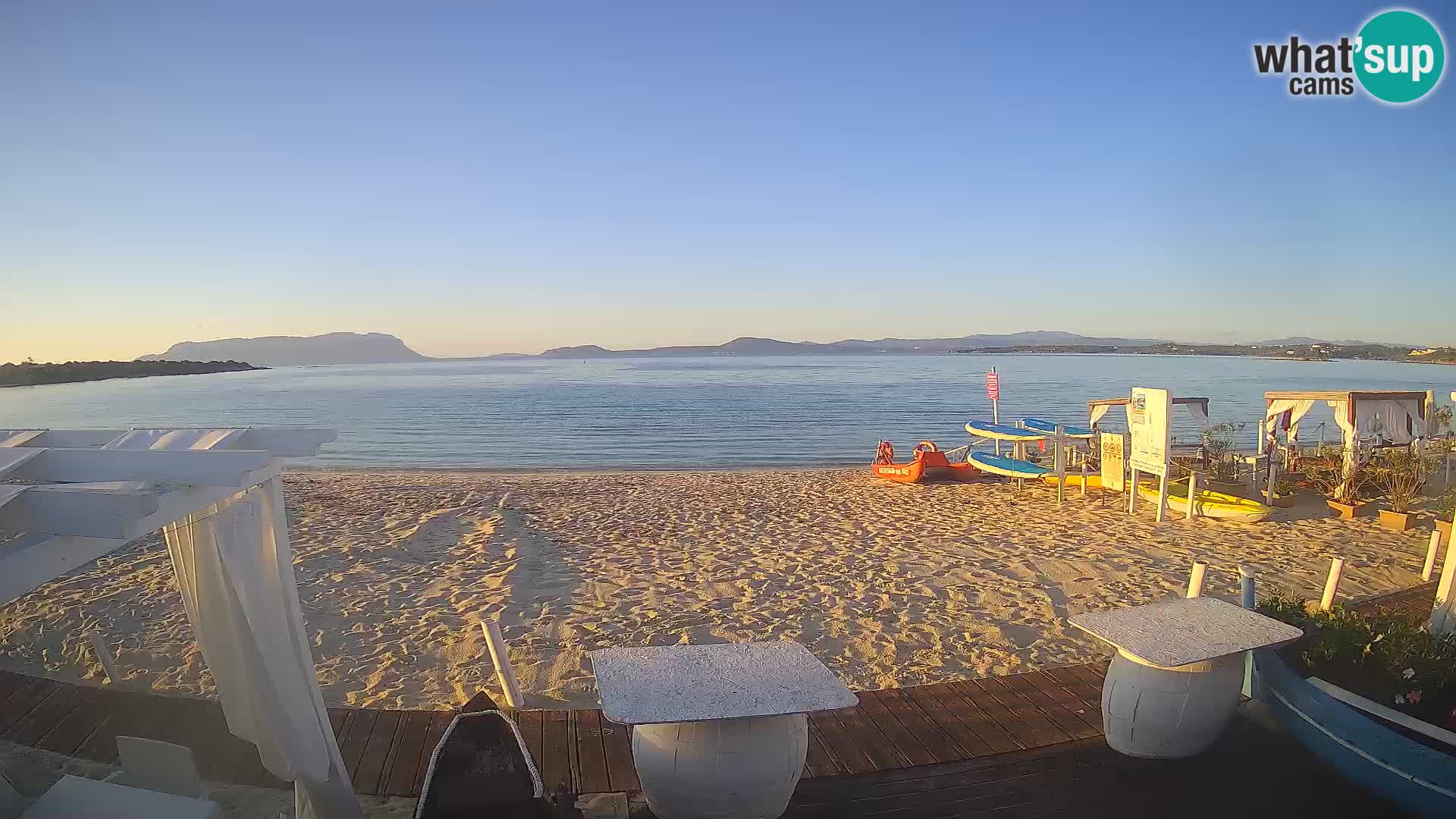 Spiaggia Bianca webcam – Golfo Aranci – Sardinia
